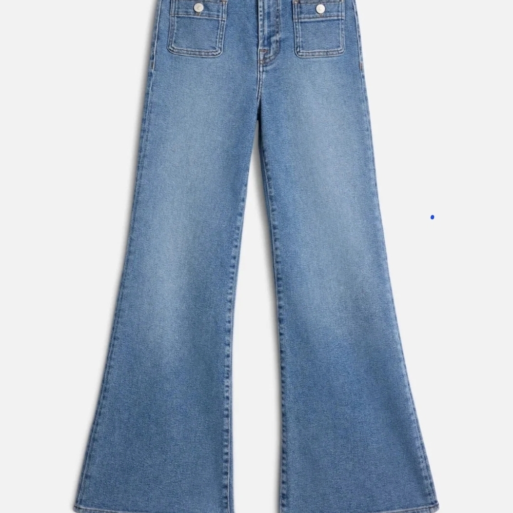7 For All Mankind Light Blue Flare Jeans